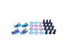 Dress Up Bolts Titanium Hardware Cooling Plate Kit Honda Civic Type R 2017-2021