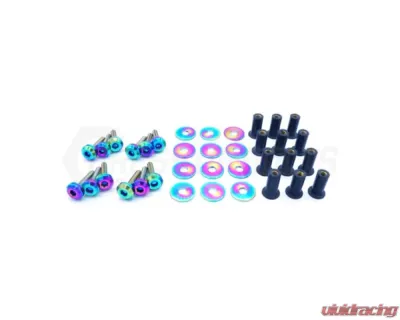 Dress Up Bolts Titanium Hardware Cooling Plate Kit Honda Civic Type R 2017-2021 - HON-041-Ti-TB