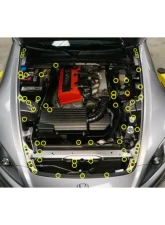 Dress Up Bolts Stage 3 Titanium Hardware Engine Bay Kit Honda S2000 2000-2009                                     - HON-042-Ti-POL - Image 6