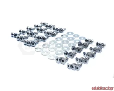 Dress Up Bolts Titanium Hardware Door Kit Honda Civic Si 2016-2021 - HON-053-Ti-BLK