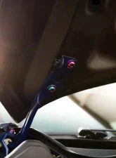 Dress Up Bolts Titanium Hardware Hood Kit Honda Civic Si 2016-2021                                     - HON-054-Ti-BLU - Image 3
