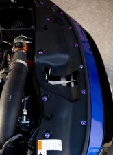 Dress Up Bolts Stage 1 Titanium Hardware Engine Bay Kit Honda Civic Si 2016-2021                                     - HON-056-Ti-PRP - Image 3