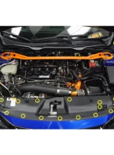 Dress Up Bolts Stage 1 Titanium Hardware Engine Bay Kit Honda Civic Si 2016-2021                                     - HON-056-Ti-PRP - Image 4