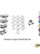Dress Up Bolts Titanium Partial Engine Bay Kit Hyundai Genesis Coupe 2009-2016                                     - HYU-003-Ti-POL - Image 2