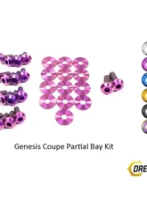 Dress Up Bolts Titanium Partial Engine Bay Kit Hyundai Genesis Coupe 2009-2016                                     - HYU-003-Ti-PRP - Image 2