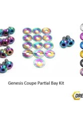 Dress Up Bolts Titanium Partial Engine Bay Kit Hyundai Genesis Coupe 2009-2016                                     - HYU-003-Ti-TB - Image 2