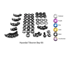 Dress Up Bolts Titanium Engine Bay Kit Hyundai Tiburon 2003-2008