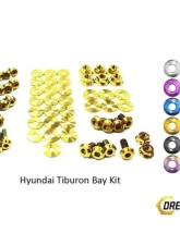 Dress Up Bolts Titanium Engine Bay Kit Hyundai Tiburon 2003-2008                                     - HYU-004-Ti-GLD - Image 4