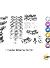 Dress Up Bolts Titanium Engine Bay Kit Hyundai Tiburon 2003-2008                                     - HYU-004-Ti-POL - Image 4