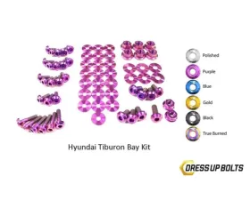 Dress Up Bolts Titanium Engine Bay Kit Hyundai Tiburon 2003-2008