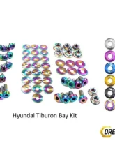 Dress Up Bolts Titanium Engine Bay Kit Hyundai Tiburon 2003-2008                                     - HYU-004-Ti-TB - Image 4