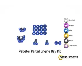 Dress Up Bolts Stage 1 Titanium Hardware Engine Bay Kit Hyundai Veloster 2012-2018
