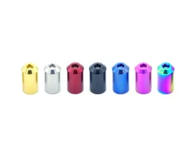 Dress Up Bolts Bullet Titanium Valve Stem Caps