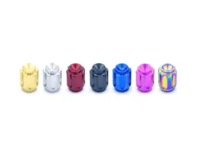 Dress Up Bolts Gear Titanium Valve Stem Caps
