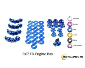 Dress Up Bolts Titanium Engine Bay Kit Mazda RX-7 FD/FD3S 1992-2002