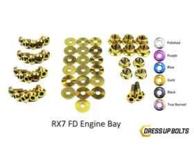 Dress Up Bolts Titanium Engine Bay Kit Mazda RX-7 FD/FD3S 1992-2002