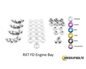 Dress Up Bolts Titanium Engine Bay Kit Mazda RX-7 FD/FD3S 1992-2002
