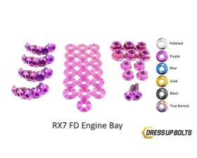 Dress Up Bolts Titanium Engine Bay Kit Mazda RX-7 FD/FD3S 1992-2002