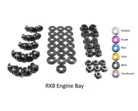 Dress Up Bolts Titanium Engine Bay Kit Mazda RX-8 FE 2003-2012