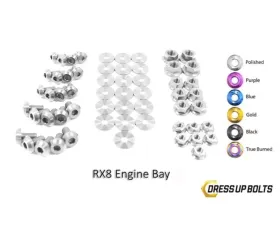 Dress Up Bolts Titanium Engine Bay Kit Mazda RX-8 FE 2003-2012