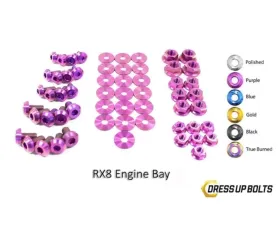 Dress Up Bolts Titanium Engine Bay Kit Mazda RX-8 FE 2003-2012