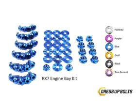 Dress Up Bolts Titanium Engine Bay Kit Mazda RX-7 FC/FC3S 1986-1991