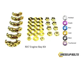 Dress Up Bolts Titanium Engine Bay Kit Mazda RX-7 FC/FC3S 1986-1991