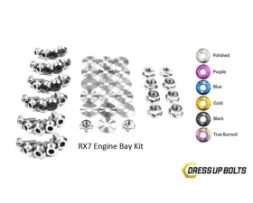 Dress Up Bolts Titanium Engine Bay Kit Mazda RX-7 FC/FC3S 1986-1991