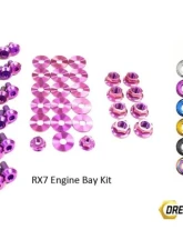 Dress Up Bolts Titanium Engine Bay Kit Mazda RX-7 FC/FC3S 1986-1991                                     - MAZ-008-Ti-PRP - Image 4