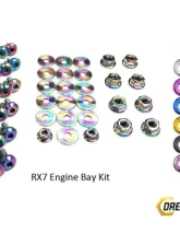 Dress Up Bolts Titanium Engine Bay Kit Mazda RX-7 FC/FC3S 1986-1991                                     - MAZ-008-Ti-TB - Image 4