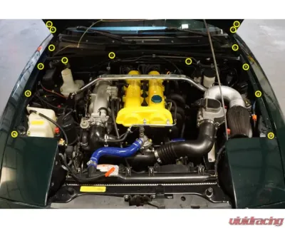 Dress Up Bolts Stage 1 Titanium Hardware Engine Bay Kit Mazda Miata 1989-1997 - MAZ-010-Ti-GLD