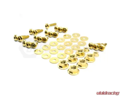 Dress Up Bolts Stage 1 Titanium Hardware Engine Bay Kit Mazda Speed3 2007-2009 - MAZ-012-Ti-TB