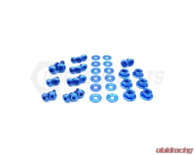 Dress Up Bolts Stage 1 Titanium Hardware Engine Bay Kit Mitsubishi Evo VIII - MIT-001-Ti-BLU