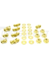 Dress Up Bolts Stage 1 Titanium Hardware Engine Bay Kit Mitsubishi Evo VIII                                     - MIT-001-Ti-GLD - Image 2