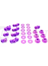 Dress Up Bolts Stage 1 Titanium Hardware Engine Bay Kit Mitsubishi Evo VIII                                     - MIT-001-Ti-PRP - Image 2