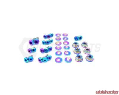 Dress Up Bolts Stage 1 Titanium Hardware Engine Bay Kit Mitsubishi Evo VIII - MIT-001-Ti-TB