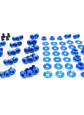 Dress Up Bolts Stage 2 Titanium Hardware Engine Bay Kit Mitsubishi Evo VIII                                     - MIT-003-Ti-BLU - Image 2