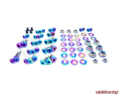 Dress Up Bolts Stage 2 Titanium Hardware Engine Bay Kit Mitsubishi Evo VIII - MIT-003-Ti-TB