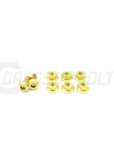 Dress Up Bolts Titanium Strut Tower Kit Mitsubishi Evo VIII 2003-2005                                     - MIT-011-Ti-GLD - Image 2