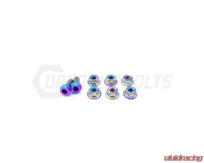 Dress Up Bolts Titanium Strut Tower Kit Mitsubishi Evo IX 2006-2007 - MIT-012-Ti-TB