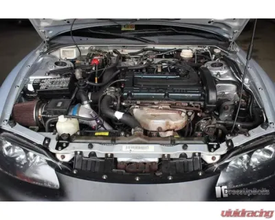 Dress Up Bolts Titanium Full Engine Bay Kit Mitsubishi 2G Eclipse DSM 1995-1999 - MIT-015-Ti-BLK