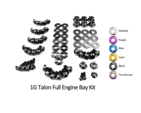 Dress Up Bolts Titanium Full Engine Bay Kit Eagle 1G Talon DSM 1990-1994