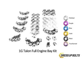 Dress Up Bolts Titanium Full Engine Bay Kit Eagle 1G Talon DSM 1990-1994