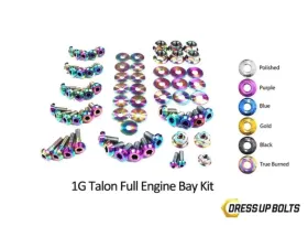 Dress Up Bolts Titanium Full Engine Bay Kit Eagle 1G Talon DSM 1990-1994