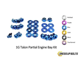 Dress Up Bolts Titanium Partial Engine Bay Kit Eagle 1G Talon DSM 1990-1994