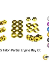Dress Up Bolts Titanium Partial Engine Bay Kit Eagle 1G Talon DSM 1990-1994                                     - MIT-018-Ti-GLD - Image 3