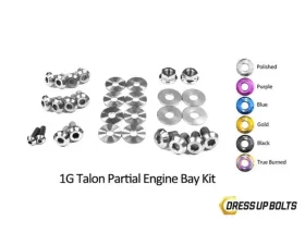 Dress Up Bolts Titanium Partial Engine Bay Kit Eagle 1G Talon DSM 1990-1994