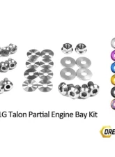 Dress Up Bolts Titanium Partial Engine Bay Kit Eagle 1G Talon DSM 1990-1994                                     - MIT-018-Ti-POL - Image 3