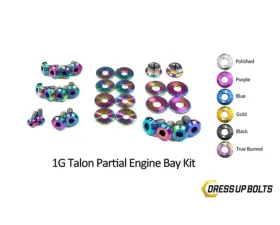 Dress Up Bolts Titanium Partial Engine Bay Kit Eagle 1G Talon DSM 1990-1994