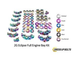 Dress Up Bolts Titanium Full Engine Bay Kit Eagle 2G Talon DSM 1995-1999